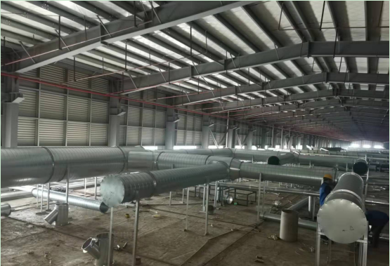 【項(xiàng)目動態(tài)】榔梨九廠噴涂廢氣處理工程進(jìn)展順利